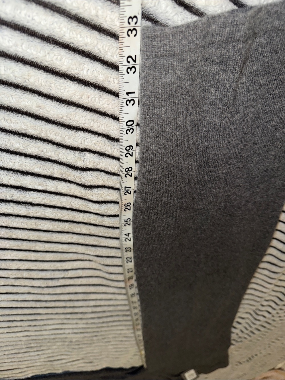 Neiman Marcus Cashmere Pants Gray Wide Leg Knit Lounge Trousers Small NEW - Picture 11 of 11